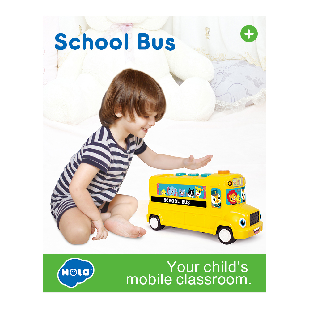 بازی آموزشی هولا طرح اتوبوس مدرسه مدل 3126