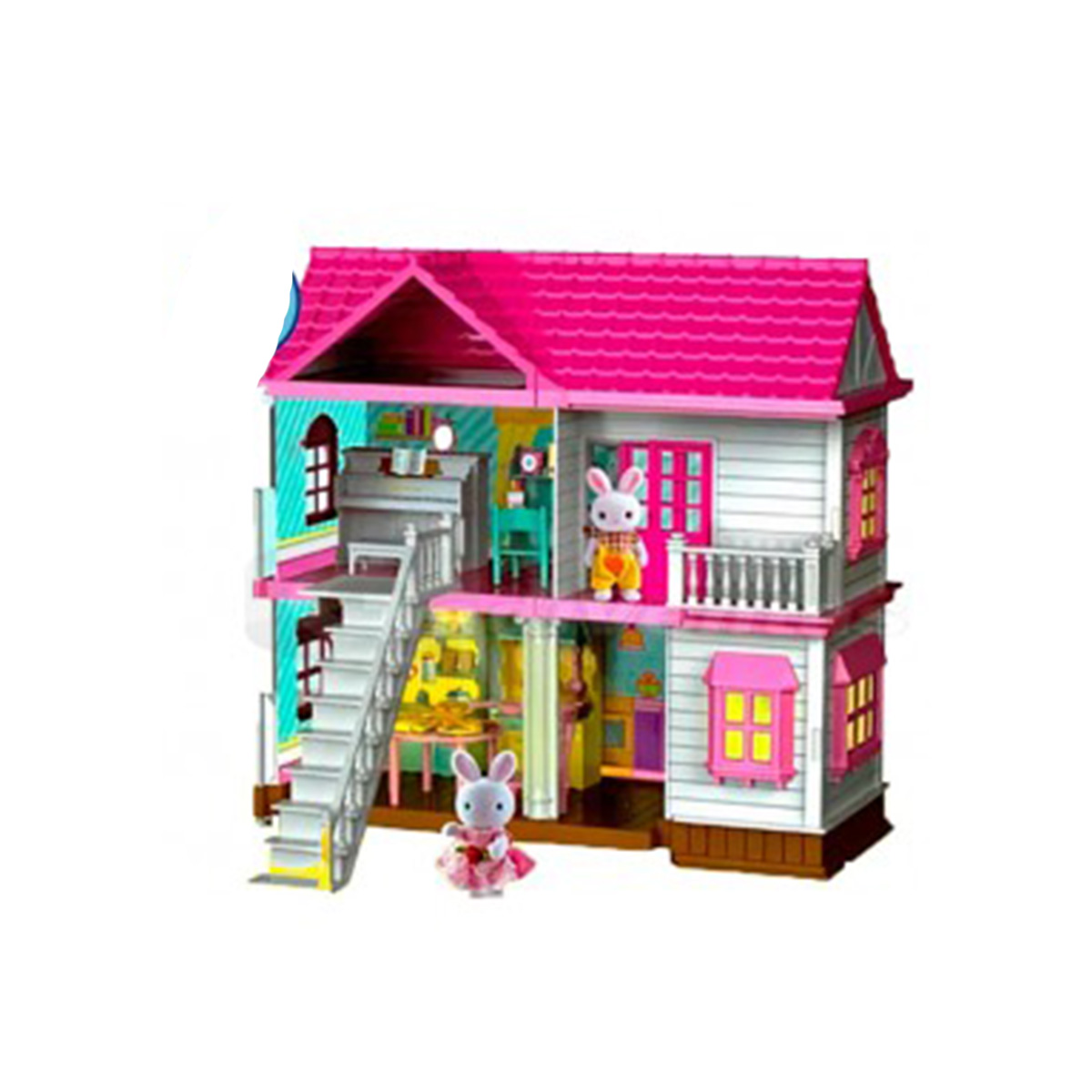 اسباب بازی مدل خانه عروسکی مدل Luxuey villa DIY کد 8823