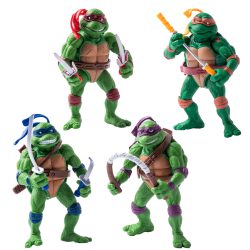 اکشن فیگور مدل لاکپشت های نینجا مجموعه 4 عددی