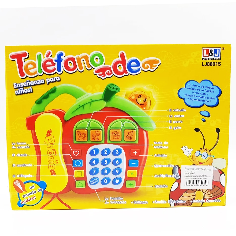 اسباب بازی مدل تلفن کلبه ای طرح توت فرنگی کد LJ8801E